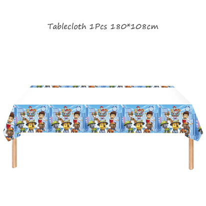 Paw Patrol Extravaganza: Anime Birthday Party Decorations with Tableware – Children's Favorite Toys and Accessories, Perfect for Paw-some Celebrations! - The Little Big Store