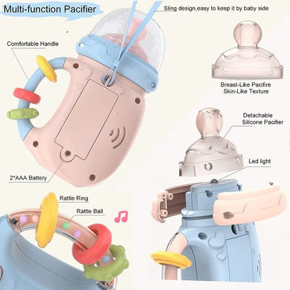 Melody Muncher: Baby Musical Feeding Bottle Pacifier - Soothing Sounds for Little Ones! - The Little Big Store