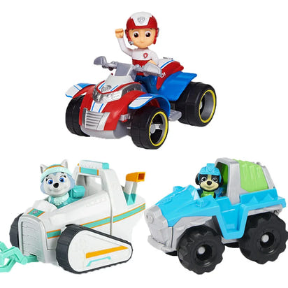 Original Paw Patrol 10-Piece Vehicle Set: Includes Ryder, Tracker, Everest, Chase, Rex, Skye, Rocky, Marshall, Zuma Action Figures - The Little Big Store