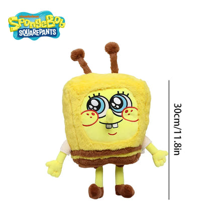Adorable Cartoon SpongeBob Character Plush Toys: Cuddly Companions for Kids! - The Little Big Store