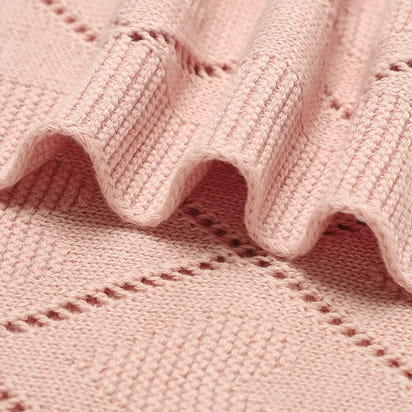 Knitted Breathable Baby Blankets - The Little Big Store