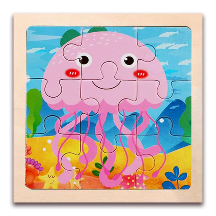 Whimsical Woodworks: Interactive Kids' Wooden Puzzles - Dive into Adventure! - The Little Big Store