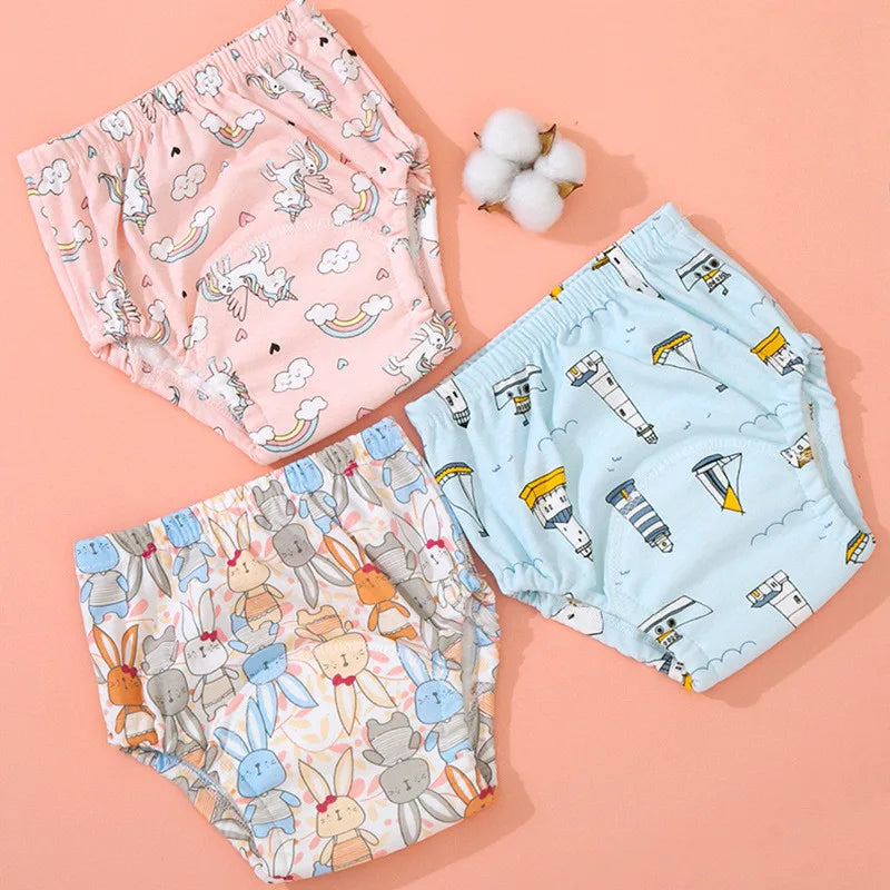 Comfy & Confident: 6 Layer Reusable Cotton Baby Training Pants - The Little Big Store