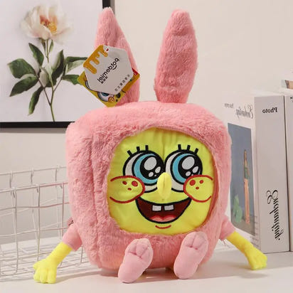 Adorable Cartoon SpongeBob Character Plush Toys: Cuddly Companions for Kids! - The Little Big Store