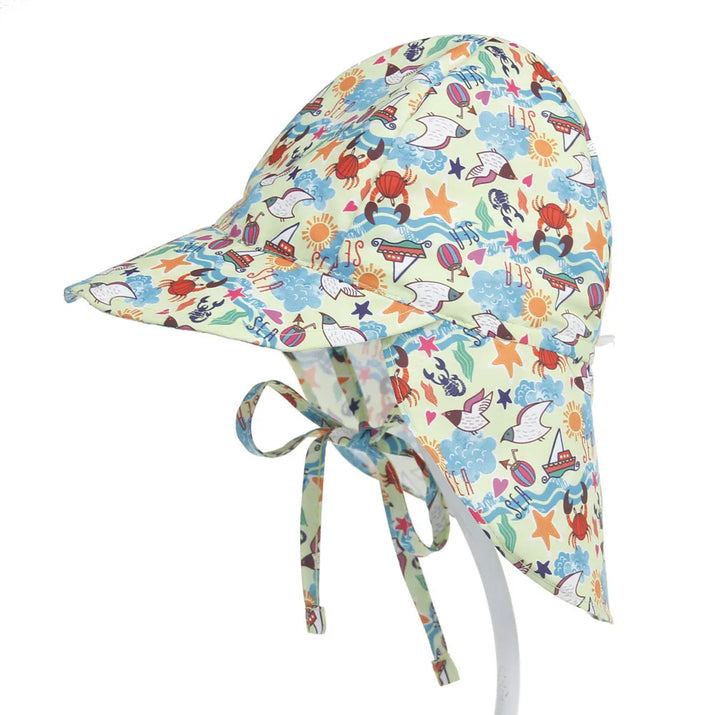 Sunshine Style: Baby Cartoon Panama Hat - SPF 50+ UV Protection for Summer Adventures! - The Little Big Store