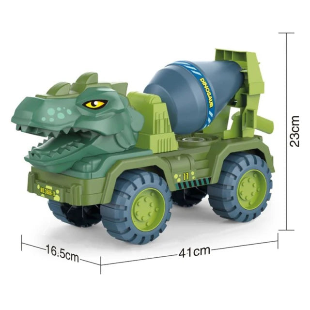 Roar into Learning Fun with Dinosaur Engineering Car Construction Toy! - The Little Big Store