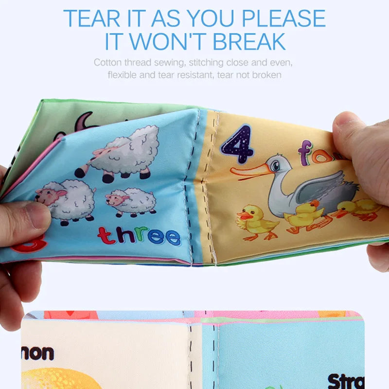 Enlighten & Engage: Baby Cloth Books - Interactive Early Learning Toys for Toddlers (12-72 Months) - The Little Big Store