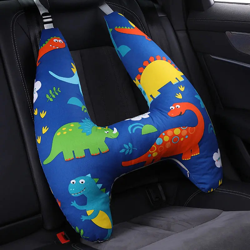 Adorable Animal Pattern Kid Neck Support Pillow: Comfort and Safety for Traveling Children