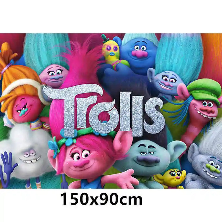 Troll-tastic Party Delight: Princess Balloon Decoration Set for Magical Birthdays! - The Little Big Store