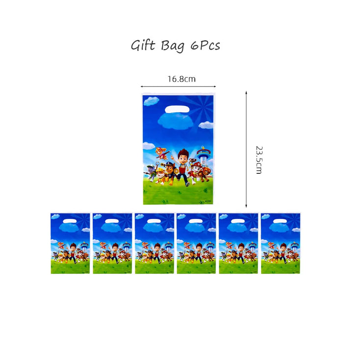 Paw Patrol Extravaganza: Anime Birthday Party Decorations with Tableware – Children's Favorite Toys and Accessories, Perfect for Paw-some Celebrations! - The Little Big Store