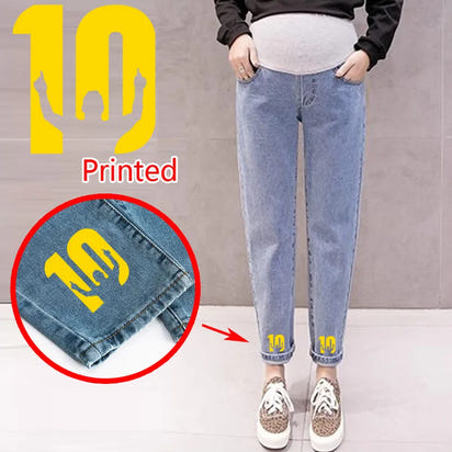 🌟 Step into comfort and style with our Pregnancy Abdominal Jeans! 🤰👖 - The Little Big Store