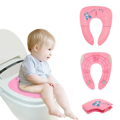 On-the-Go Potty Training Made Easy: Baby Travel Folding Potty Seat! 🌟🚽👶 - The Little Big Store