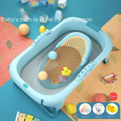 SnuggleSplash: Baby Bathing Net Frame for Newborns! 🛁👶🌟 - The Little Big Store