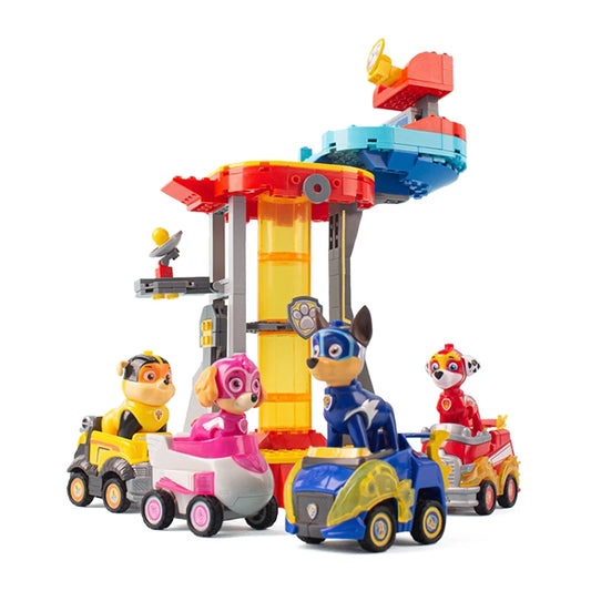 Paw Patrol - Watchtower Super Rescue Mighty Lookout Tower With Action Figure