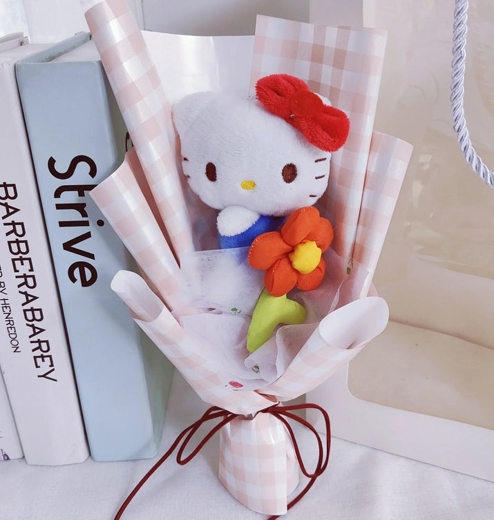 Purrfect Plush Kitty Bouquet - The Little Big Store