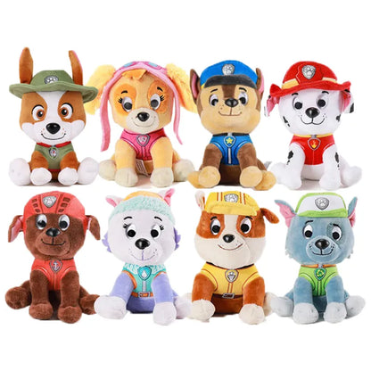 Paw Patrol Snow Rescue Heroes: Authentic 6" Plush Doll Toy Set - The Little Big Store