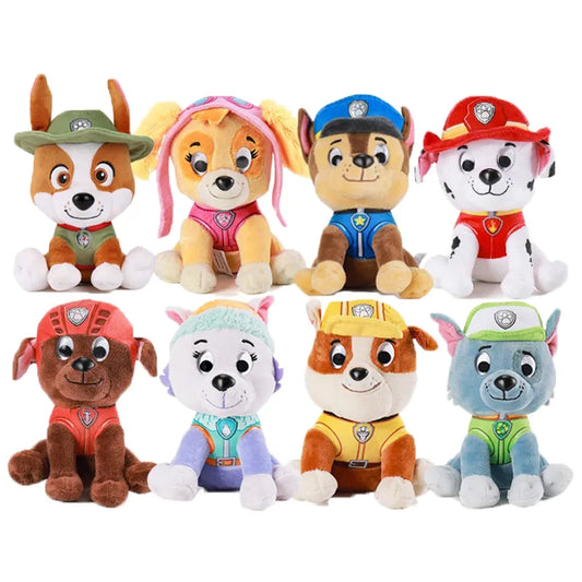 Paw Patrol Snow Rescue Heroes: Authentic 6" Plush Doll Toy Set - The Little Big Store