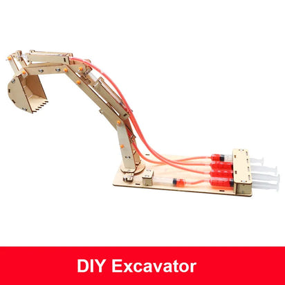 Hydro-Tech Excavator: DIY Student Science & Education Toy - The Little Big Store