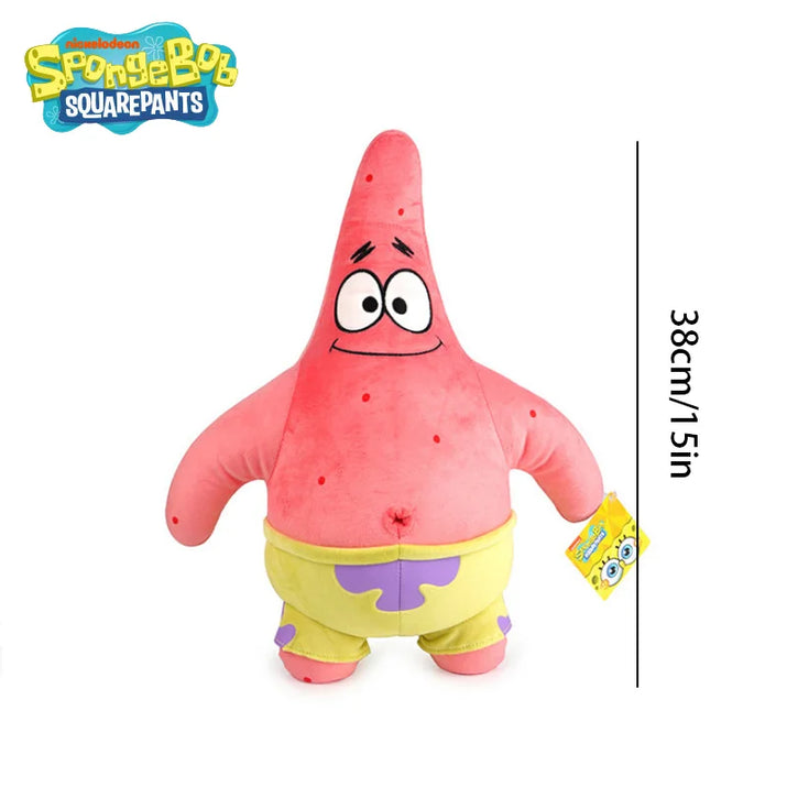 Adorable Cartoon SpongeBob Character Plush Toys: Cuddly Companions for Kids! - The Little Big Store