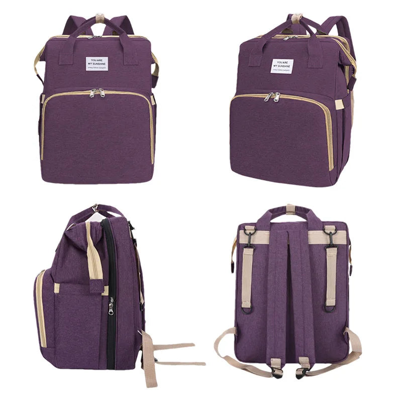 Elegance & Ease™: The Ultimate PU Leather Diaper Bag for Modern Moms