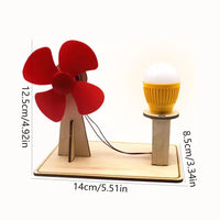 Whirlwind Wonder: Wooden Wind Generator Science Toy - The Little Big Store