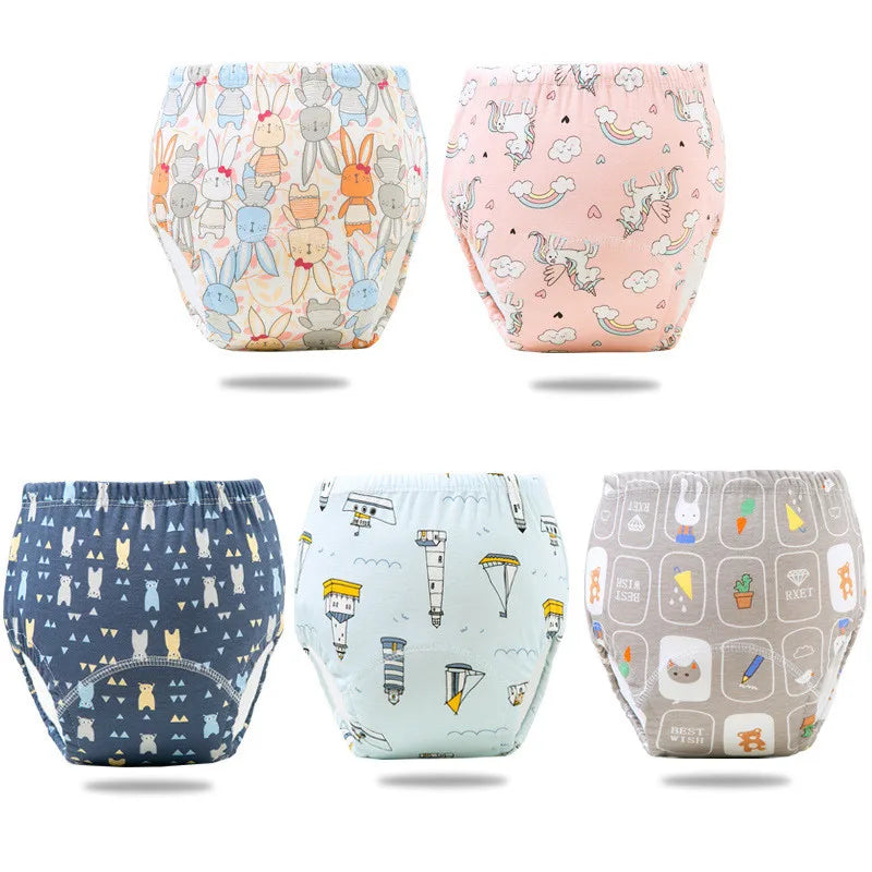 Comfy & Confident: 6 Layer Reusable Cotton Baby Training Pants - The Little Big Store
