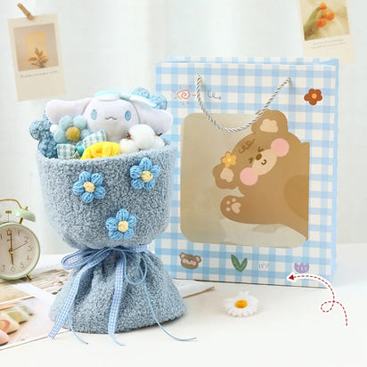 Plush Buddies Bouquet™: Creative & Cute Anime Flower Gifts for Children 🌸🎎 - The Little Big Store