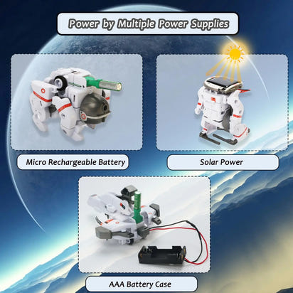 🌞🤖 Explore Solar Power with Our Solar Robot Educational Toy Kit! - The Little Big Store