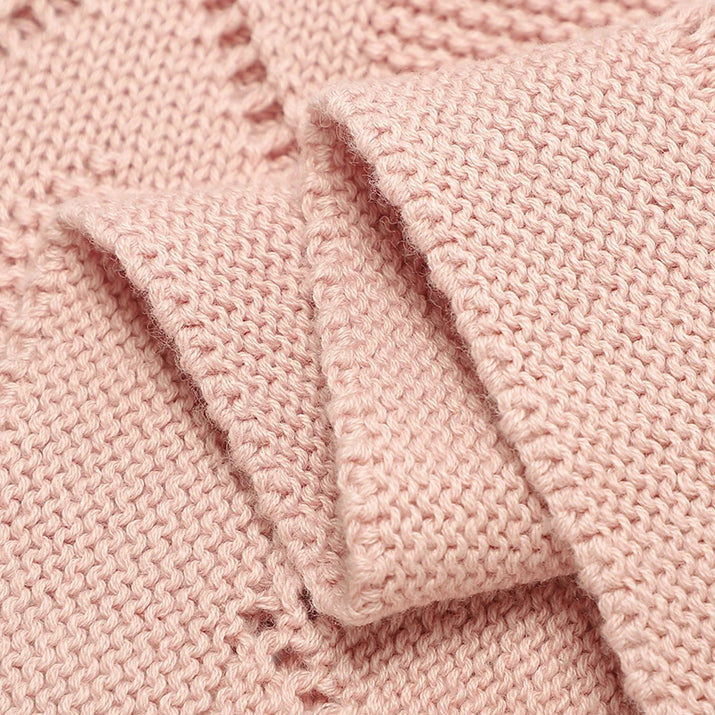 Knitted Breathable Baby Blankets - The Little Big Store