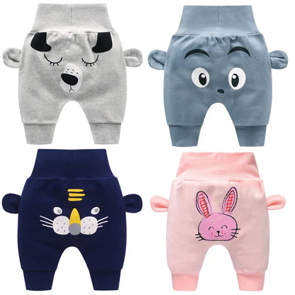 Style in Bloom: Children's Spring-Autumn Newborn Baby Pants - Trendy Pant for High-Fashion Toddlers with Toddler High Waist Trousers! 🌸👖 - The Little Big Store