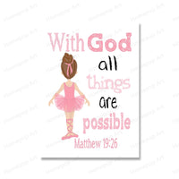 Christian Poster and Prints Bible Verse Wall Art - The Little Big Store