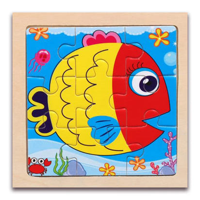 Whimsical Woodworks: Interactive Kids' Wooden Puzzles - Dive into Adventure! - The Little Big Store