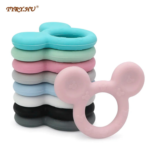 Magical Mickey Silicone Teether: Safe Chewy Fun for Your Baby!