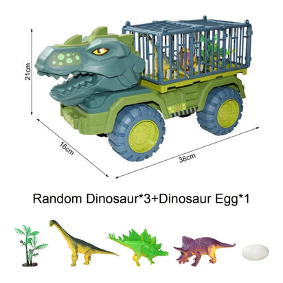 Roar into Learning Fun with Dinosaur Engineering Car Construction Toy! - The Little Big Store