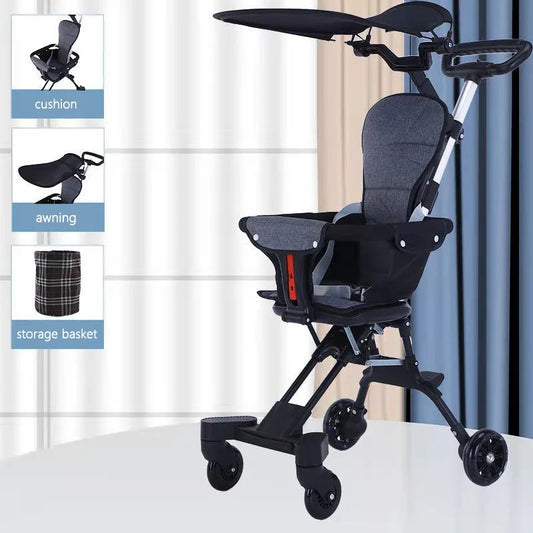Travel Light: Portable Lightweight Baby Stroller - Perfect for On-the-Go Parents!