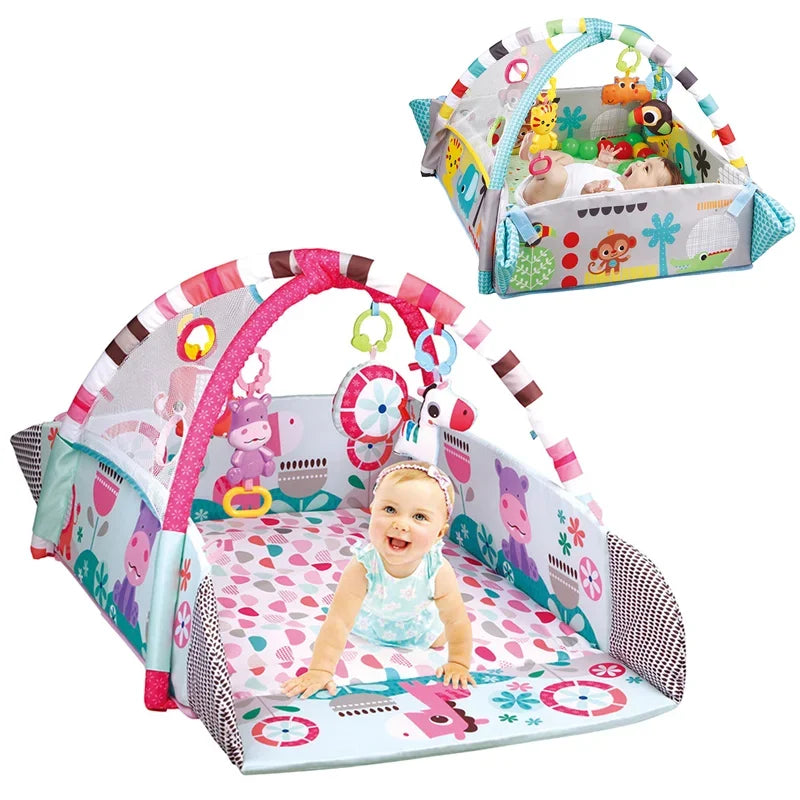 Parent-Child Baby Fitness Frame: Soft Crawling Mat & Educational Toy for Boys and Girls - The Little Big Store