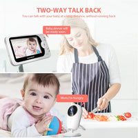 Watchful Eyes: 4.3" Wireless Baby Monitor with Night Vision & Intercom VB608 - The Little Big Store