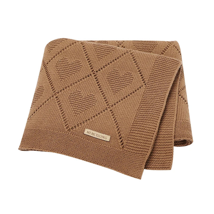 Knitted Breathable Baby Blankets - The Little Big Store