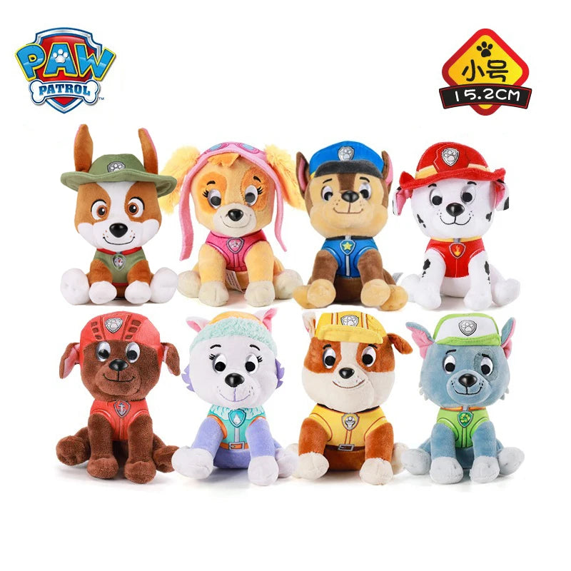 Paw Patrol Snow Rescue Heroes: Authentic 6" Plush Doll Toy Set - The Little Big Store