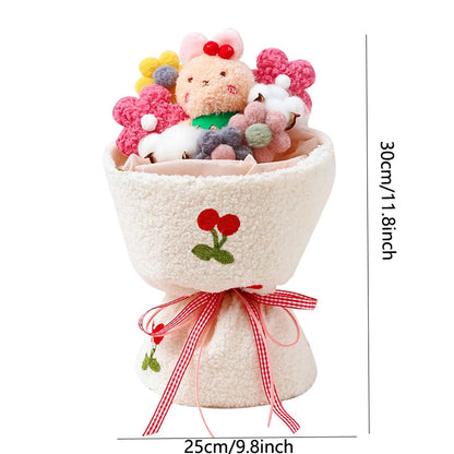 Plush Buddies Bouquet™: Creative & Cute Anime Flower Gifts for Children 🌸🎎 - The Little Big Store