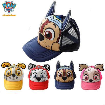Paw Patrol Snapback Baseball Cap: Genuine Cartoon Sun Hat for Boys and Girls, Hip Hop Mesh Design