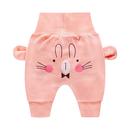 Style in Bloom: Children's Spring-Autumn Newborn Baby Pants - Trendy Pant for High-Fashion Toddlers with Toddler High Waist Trousers! 🌸👖 - The Little Big Store