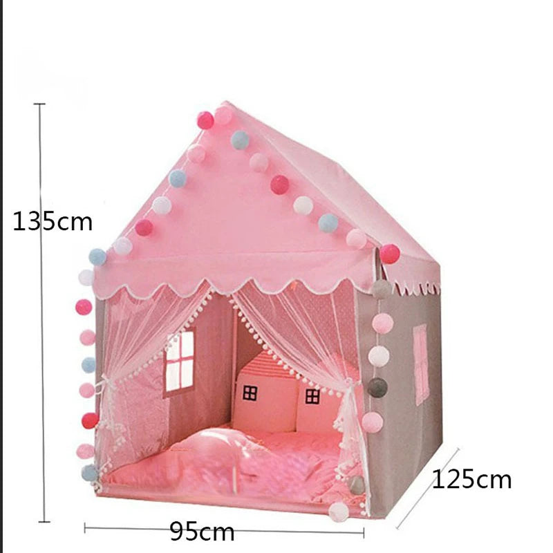 Portable Pink Kids Tent - Fun Foldable Playhouse