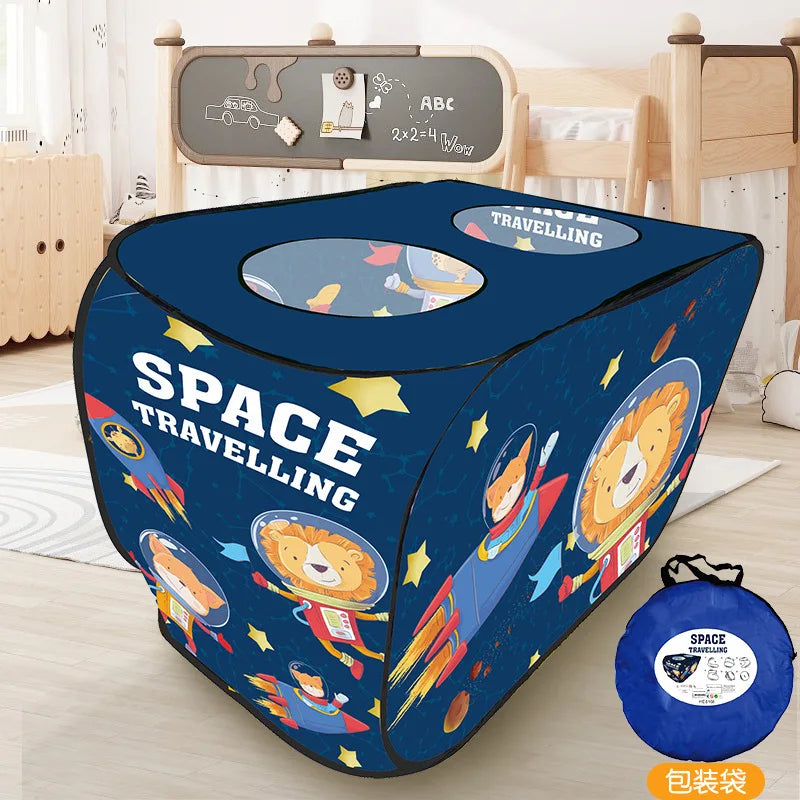 🚗🌟 Drive into Fun with Our Kid Foldable Car-Themed Play Tent! - The Little Big Store