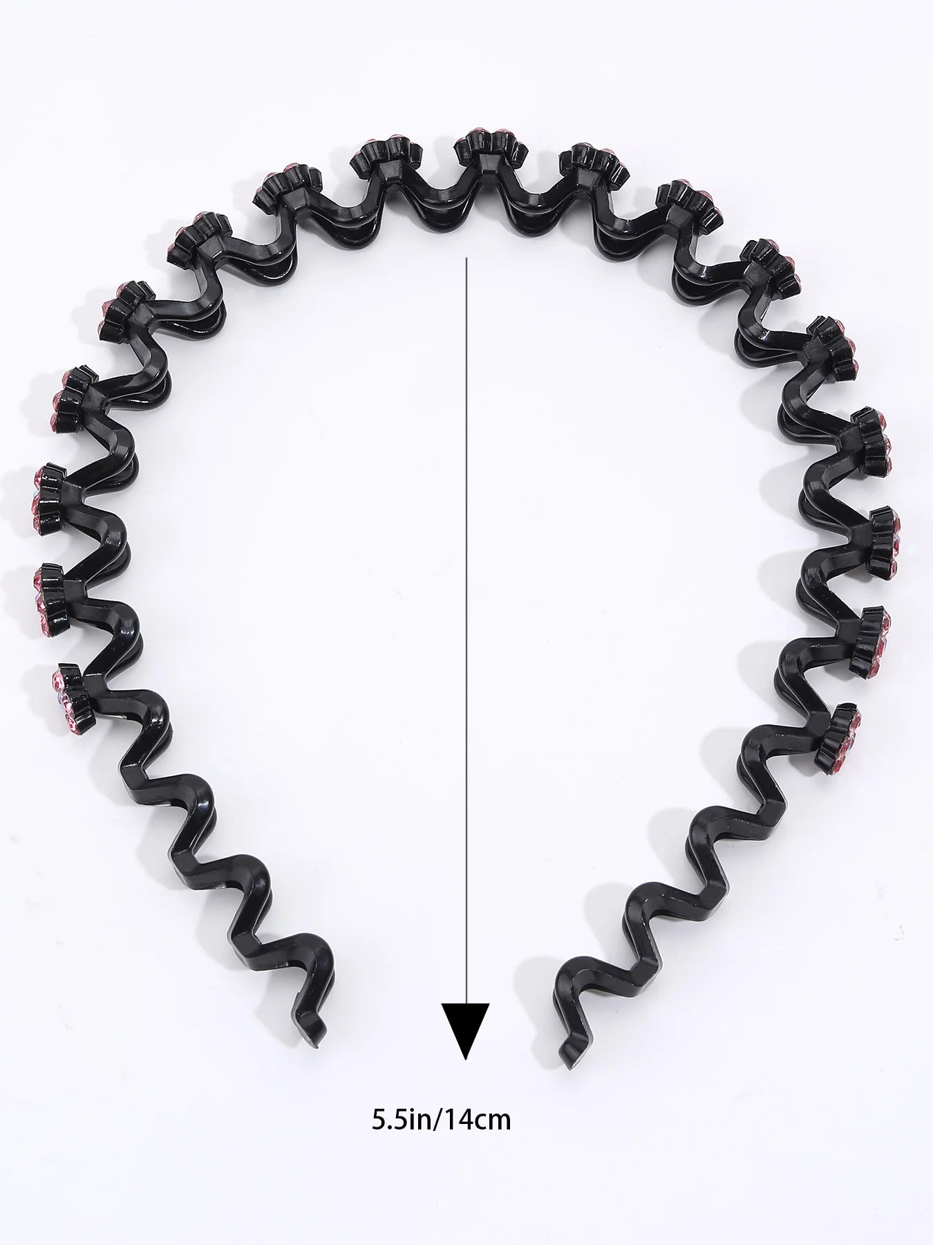Radiant Waves: Non-slip Rhinestone Headbands for Women and Girls! - The Little Big Store