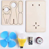 Whirlwind Wonder: Wooden Wind Generator Science Toy - The Little Big Store