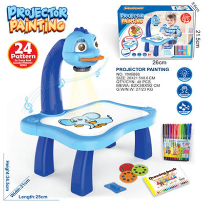 Sparkle & Create: LED Projector Painting Desk - Fun Learning for kids - The Little Big Store