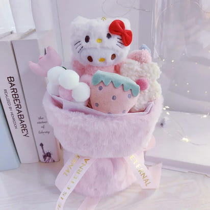 Purrfect Plush Kitty Bouquet - The Little Big Store
