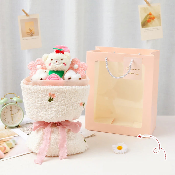 Plush Buddies Bouquet™: Creative & Cute Anime Flower Gifts for Children 🌸🎎 - The Little Big Store