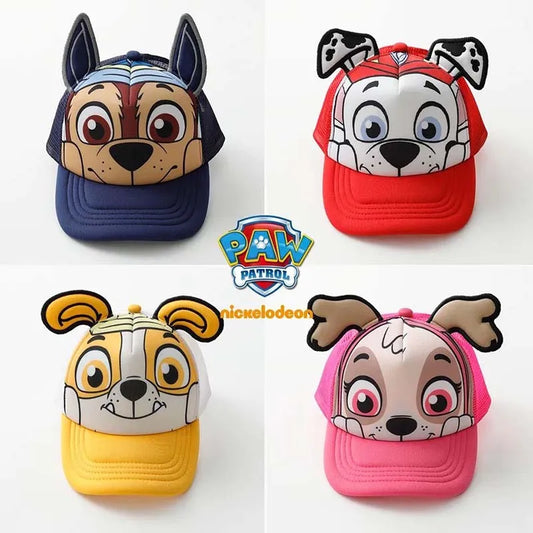 Paw Patrol Snapback Baseball Cap: Genuine Cartoon Sun Hat for Boys and Girls, Hip Hop Mesh Design